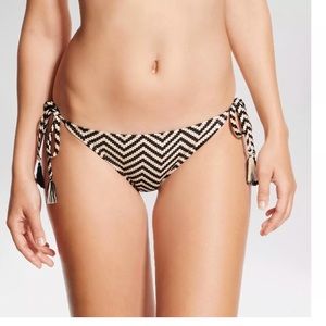 Xhilaration bikini bottom black tassels